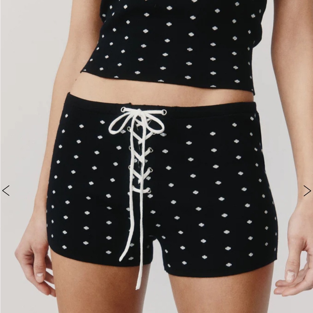 With Jean Selma Short polka dot